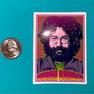 🔴4/$10 stickers (1) Jerry Garcia Sticker